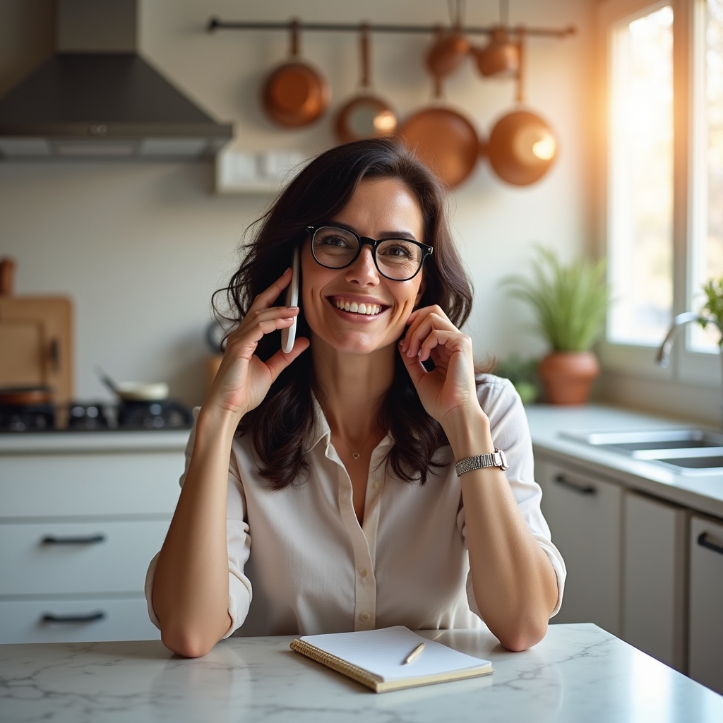 Cliente che contatta il servizio per una richiesta di riparazione domestica