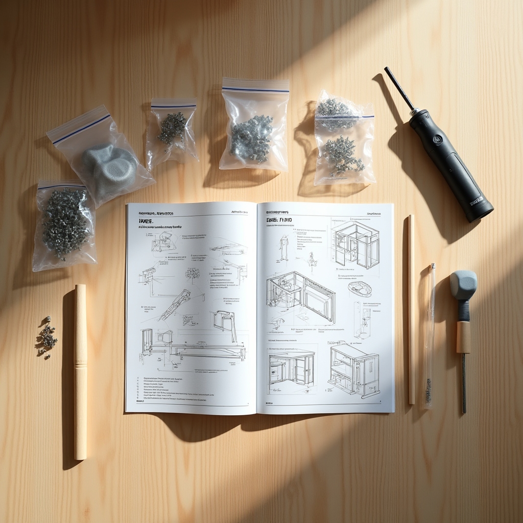 Guida pratica al montaggio di mobili in kit con istruzioni e strumenti necessari